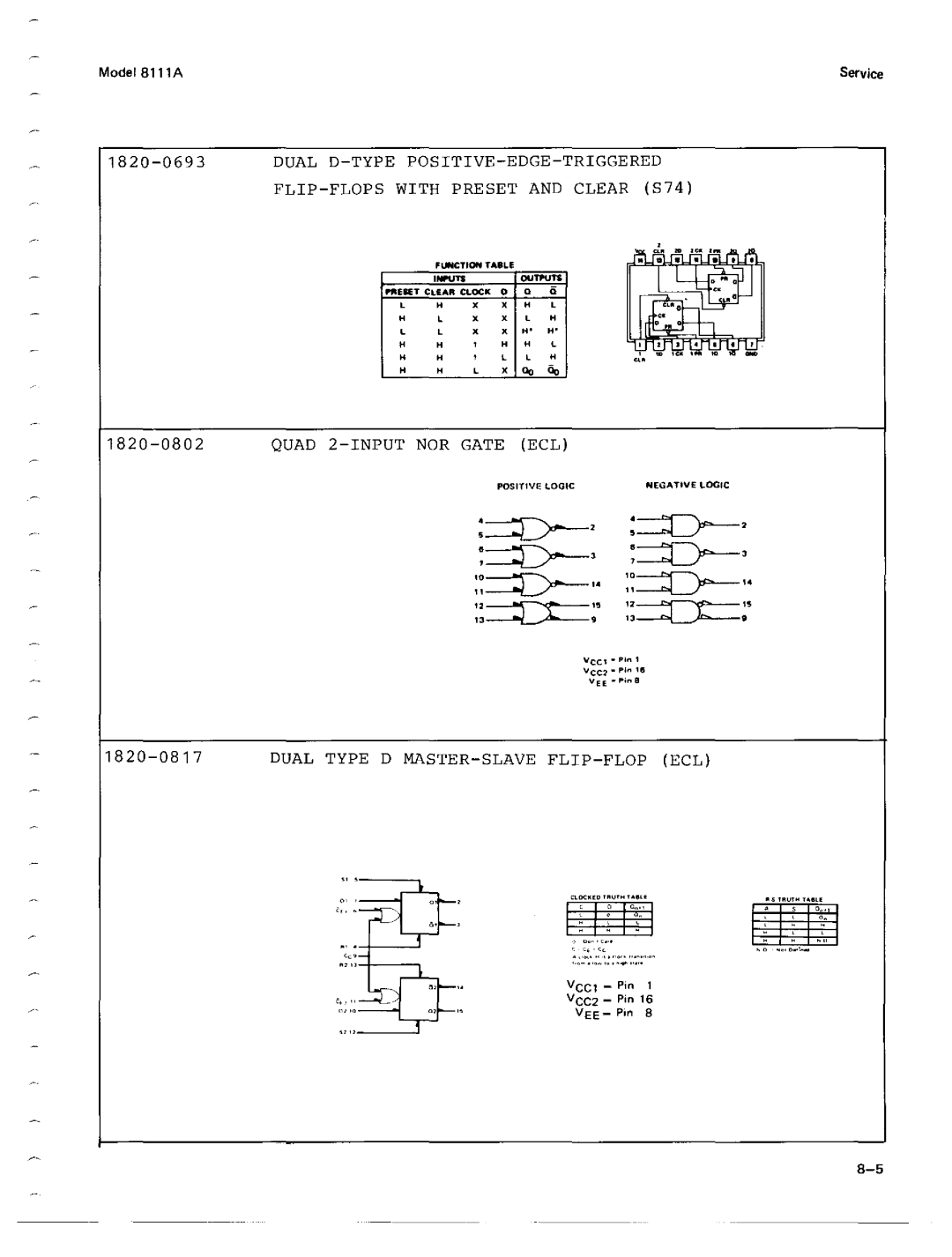 Agilent Technologies 08111-90002 service manual 