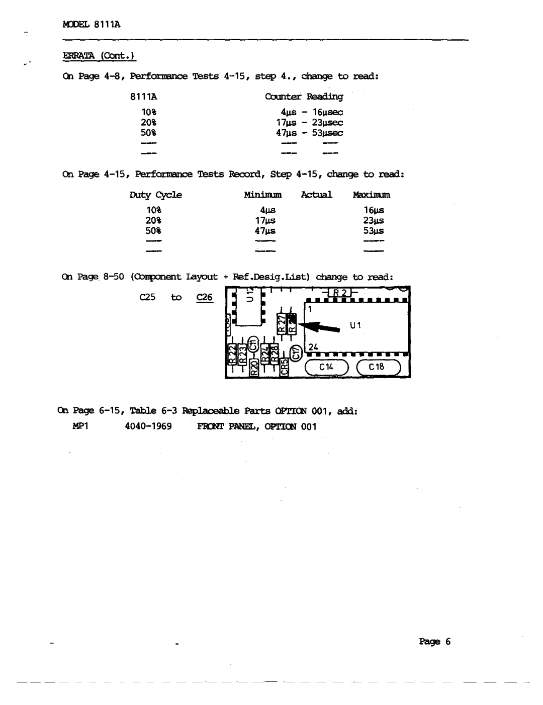 Agilent Technologies 08111-90002 service manual 