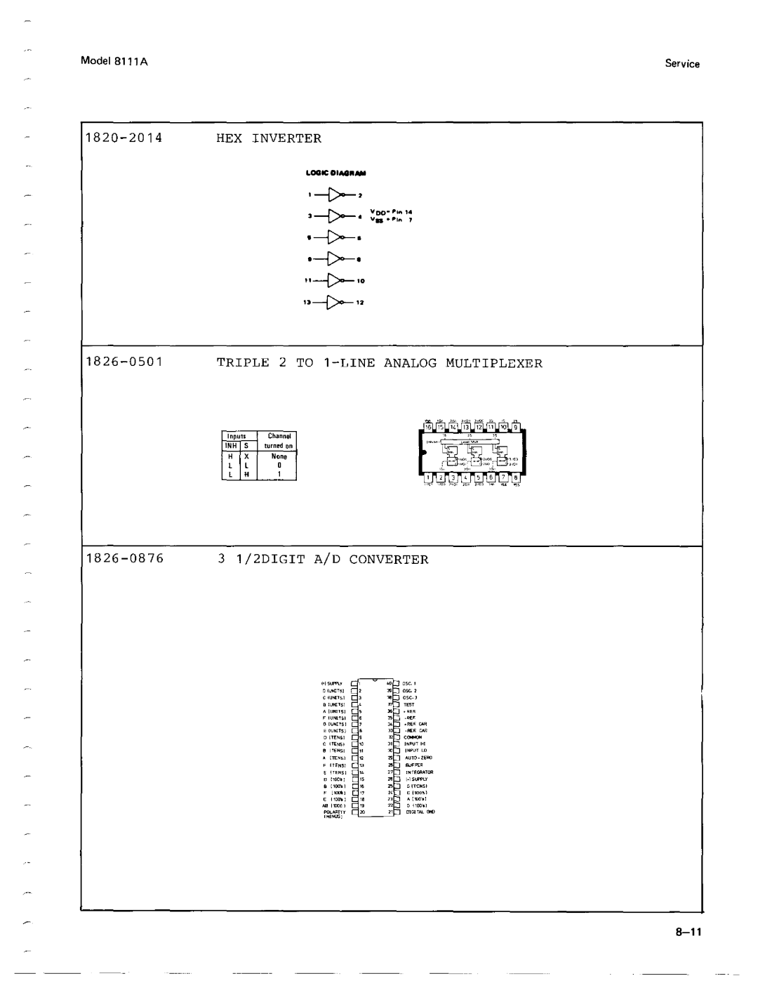 Agilent Technologies 08111-90002 service manual 