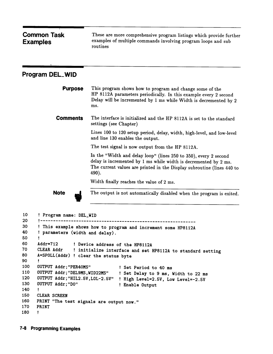 Agilent Technologies 08112-90004 service manual 