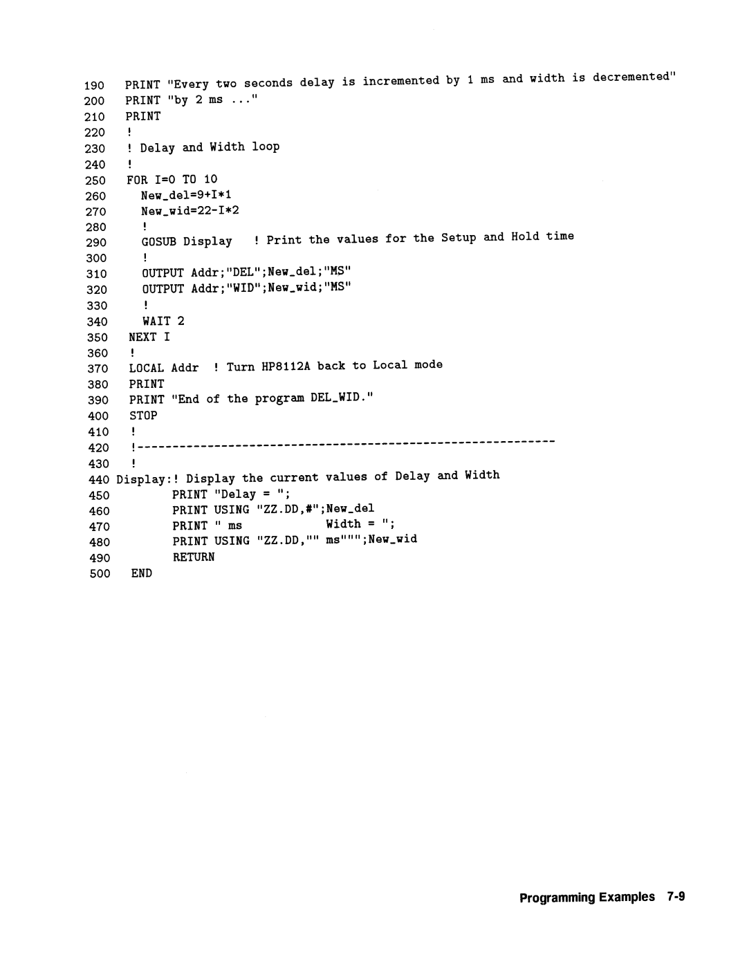 Agilent Technologies 08112-90004 service manual 