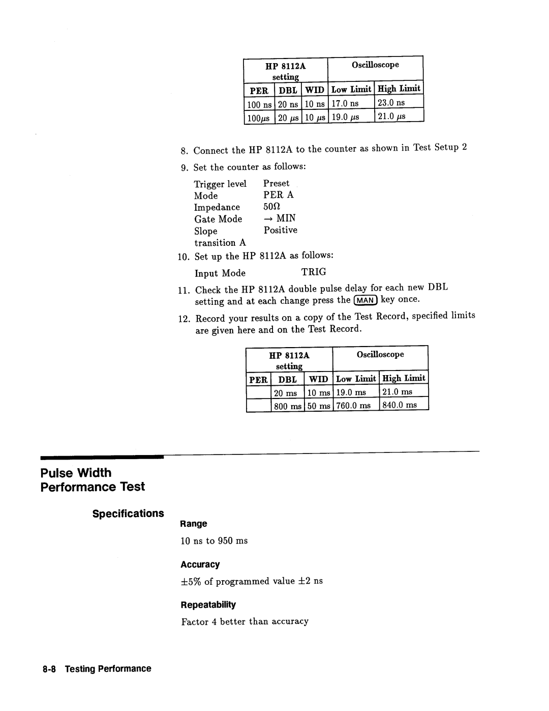 Agilent Technologies 08112-90004 service manual 