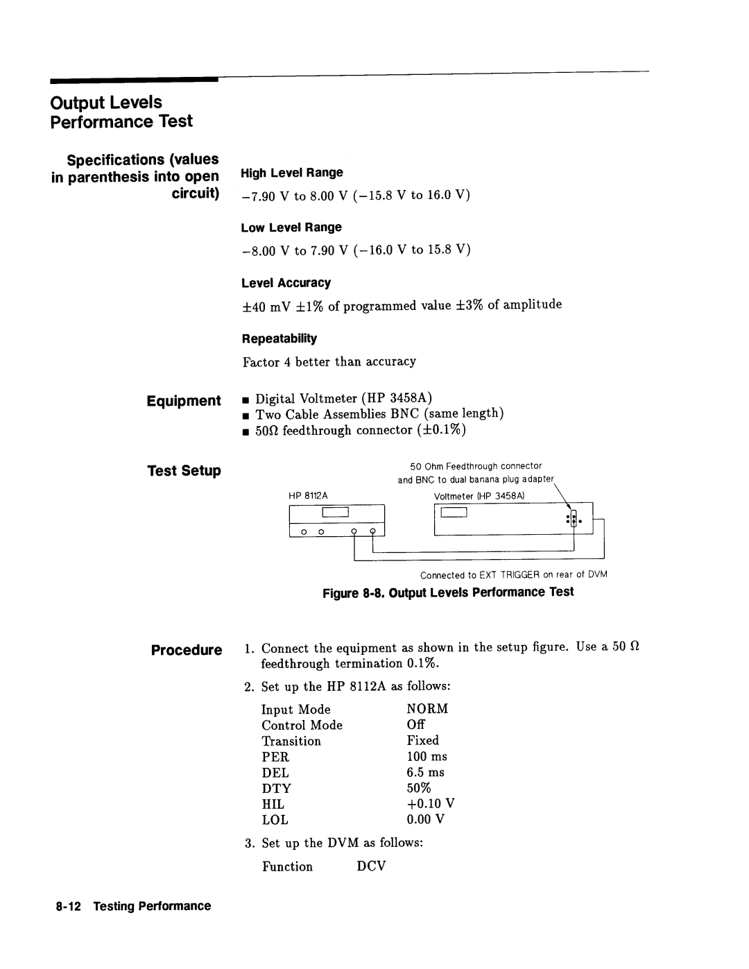 Agilent Technologies 08112-90004 service manual 