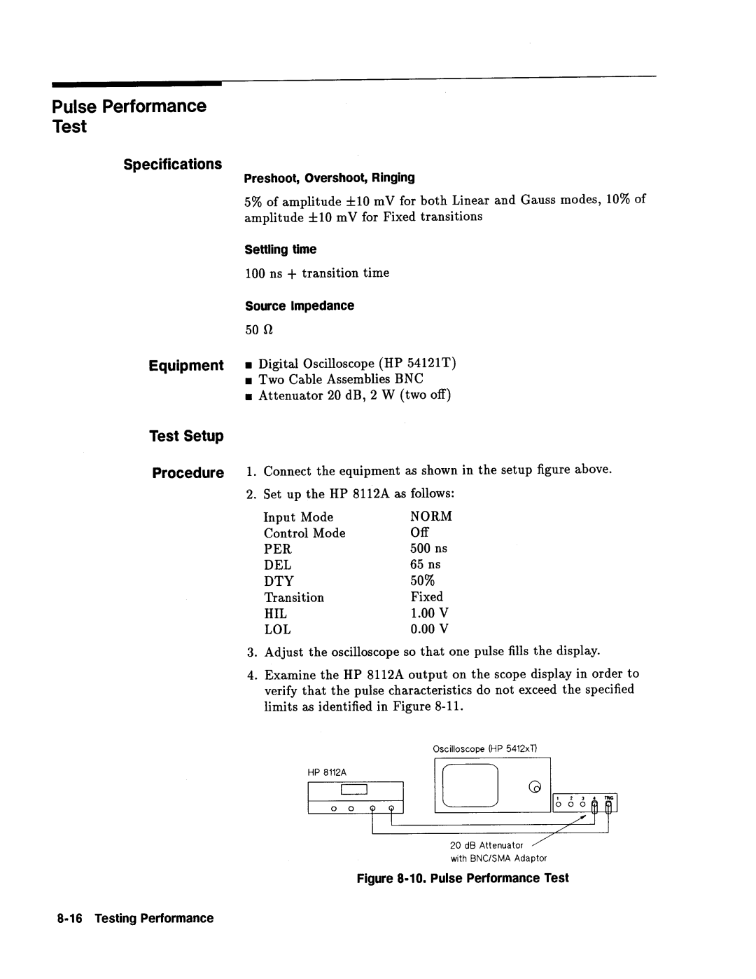 Agilent Technologies 08112-90004 service manual 