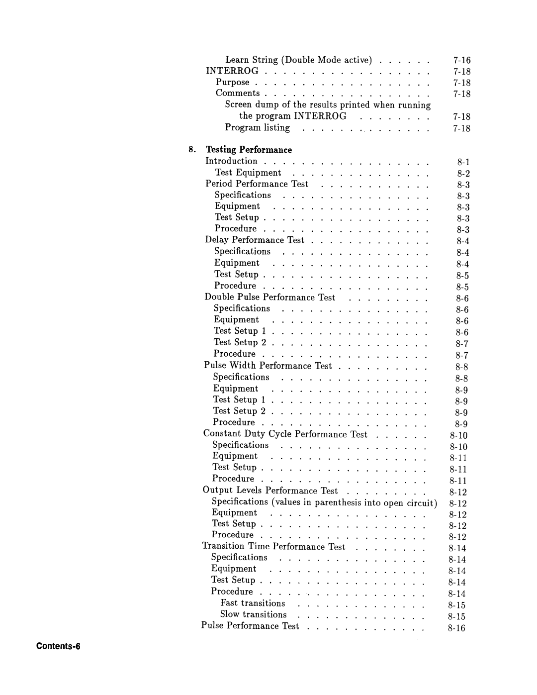 Agilent Technologies 08112-90004 service manual 