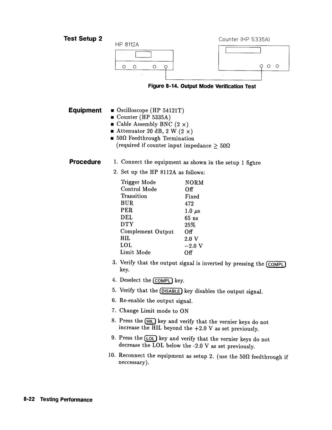 Agilent Technologies 08112-90004 service manual 