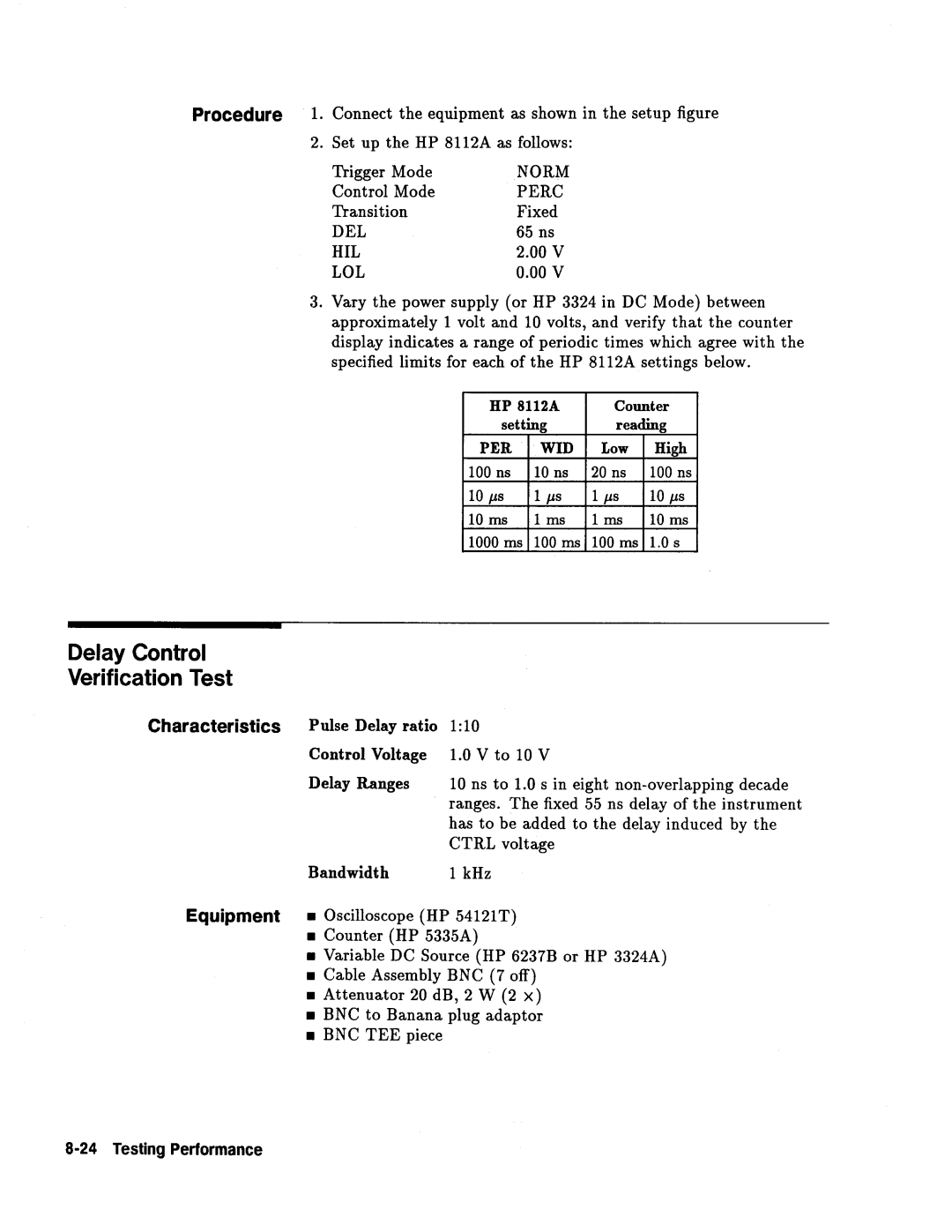 Agilent Technologies 08112-90004 service manual 