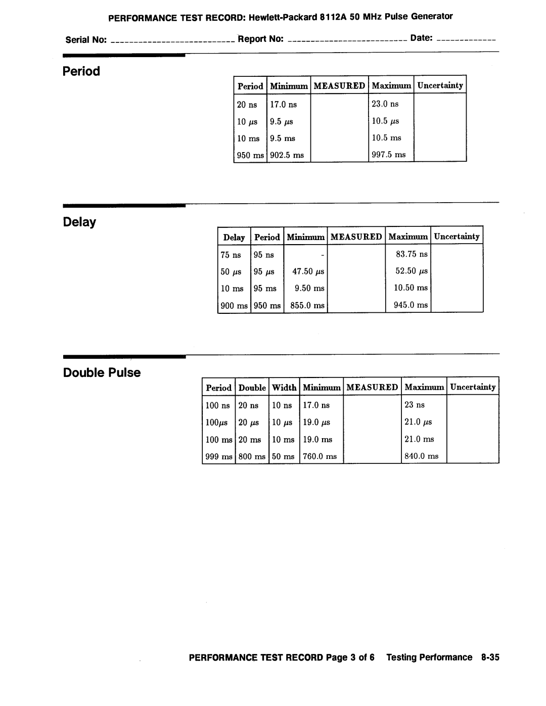 Agilent Technologies 08112-90004 service manual 