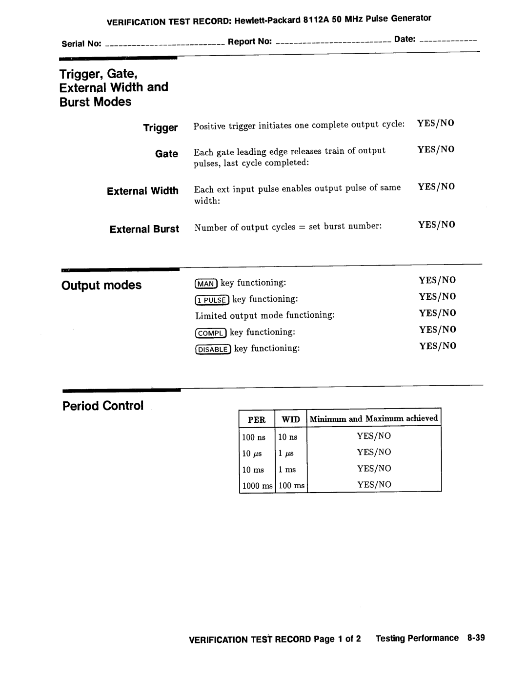 Agilent Technologies 08112-90004 service manual 