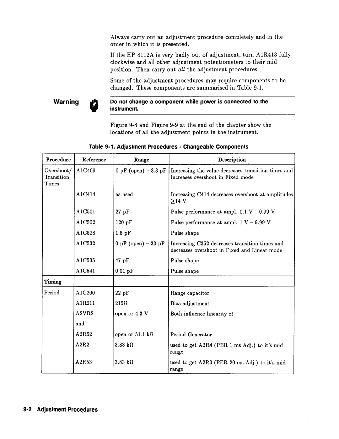 Agilent Technologies 08112-90004 service manual 