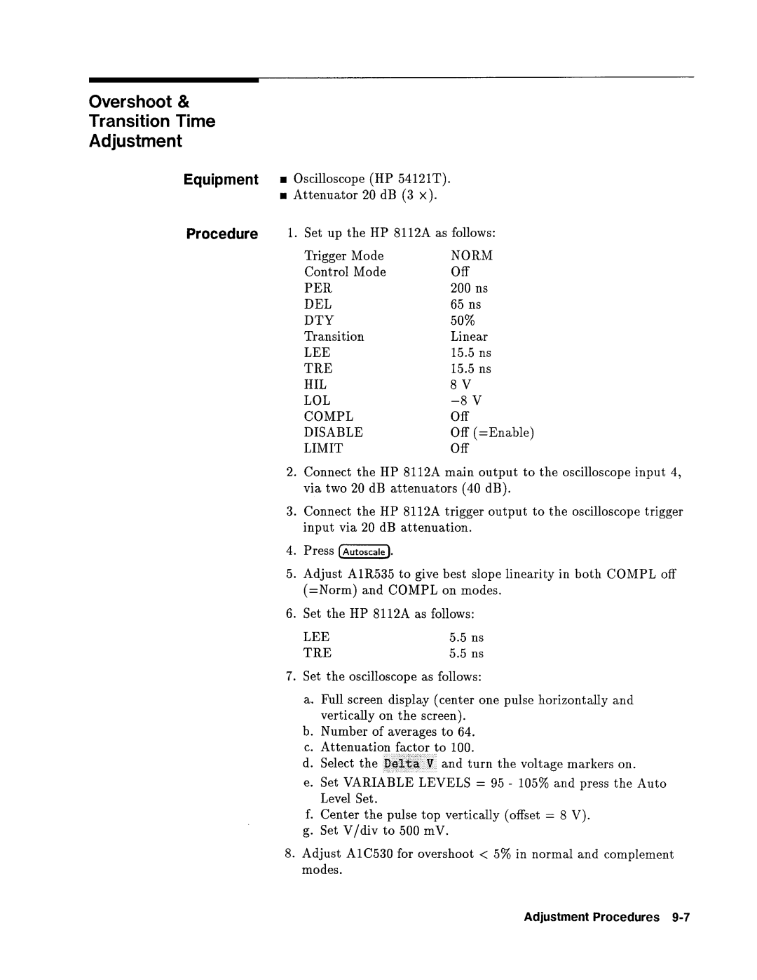 Agilent Technologies 08112-90004 service manual 