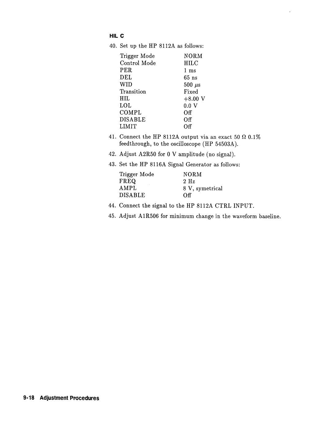 Agilent Technologies 08112-90004 service manual 