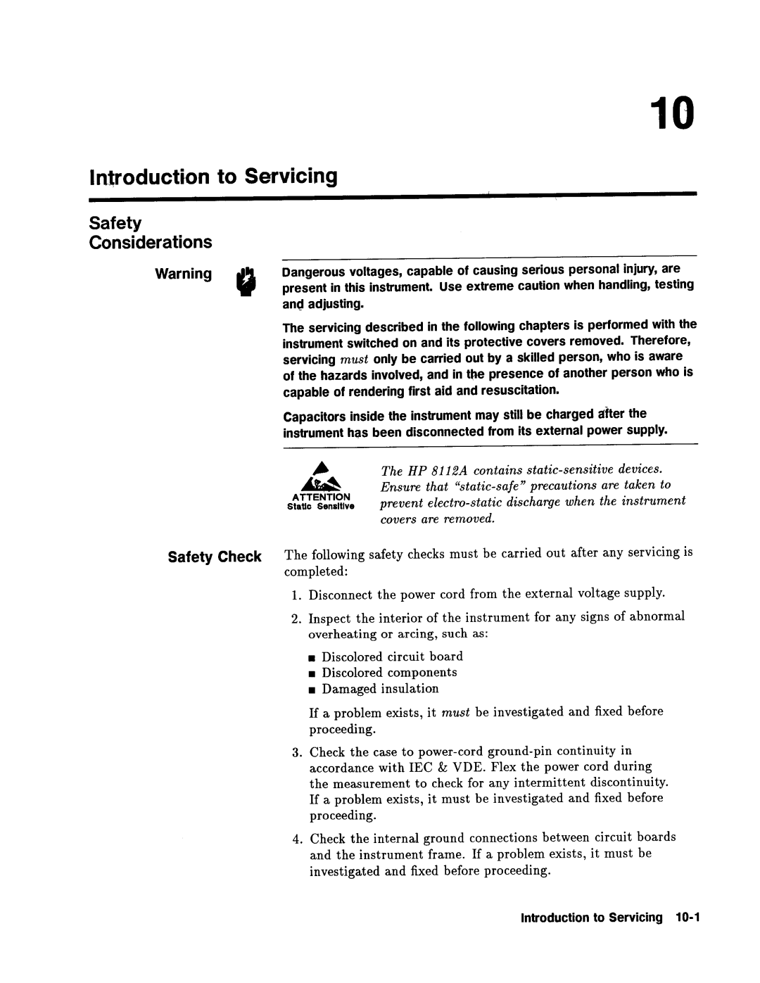 Agilent Technologies 08112-90004 service manual 