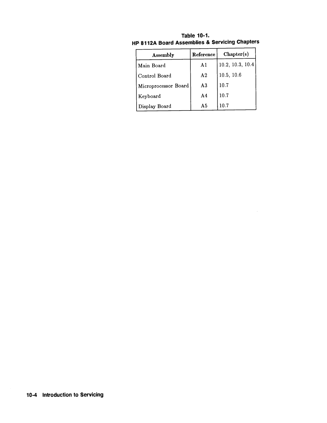 Agilent Technologies 08112-90004 service manual 