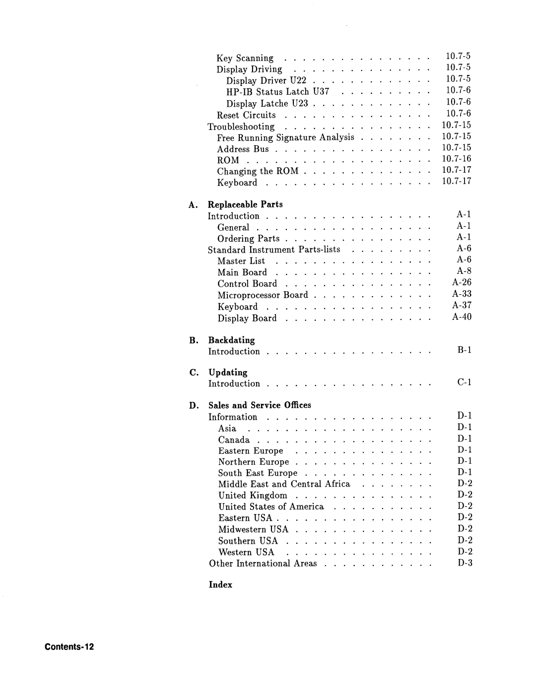 Agilent Technologies 08112-90004 service manual 