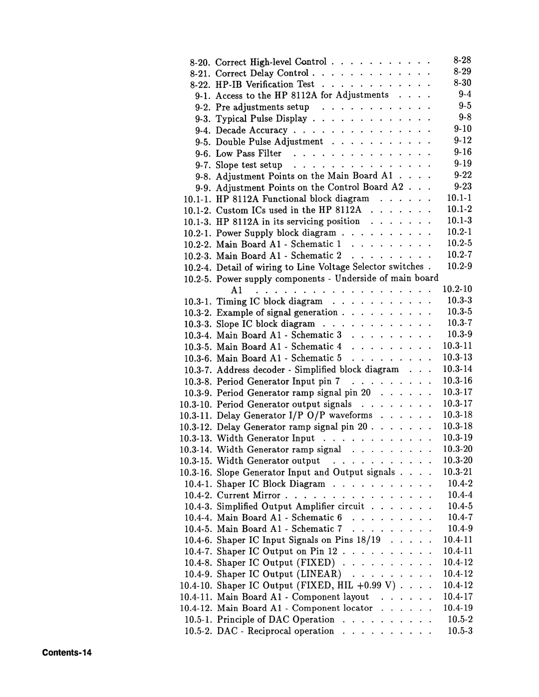 Agilent Technologies 08112-90004 service manual 