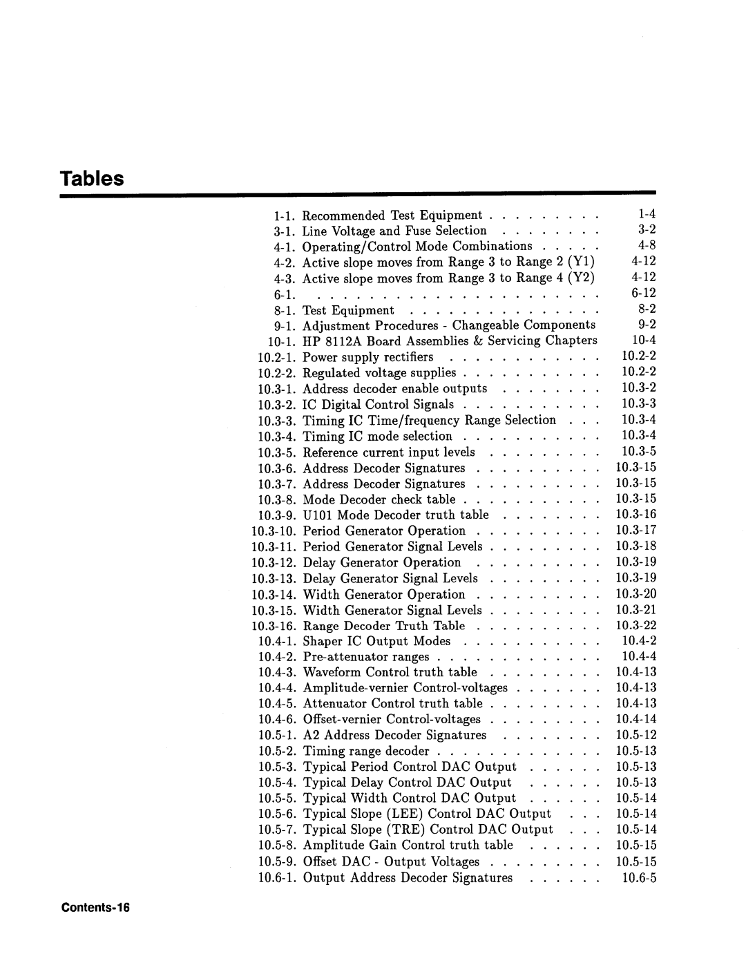 Agilent Technologies 08112-90004 service manual 