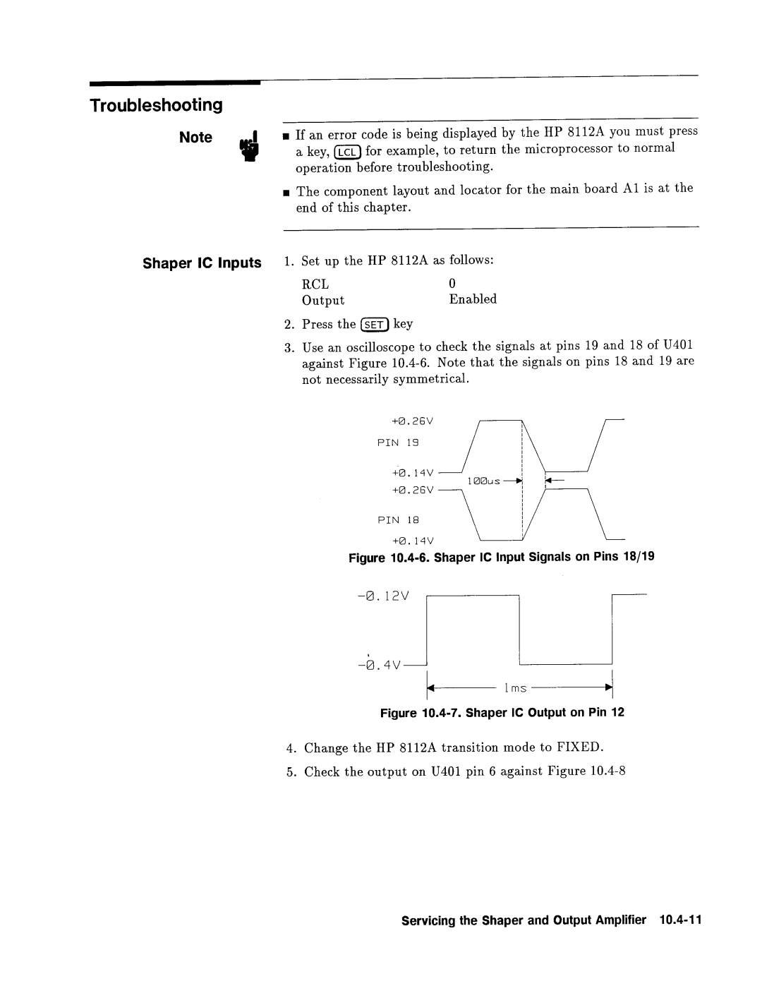 Agilent Technologies 08112-90004 service manual 