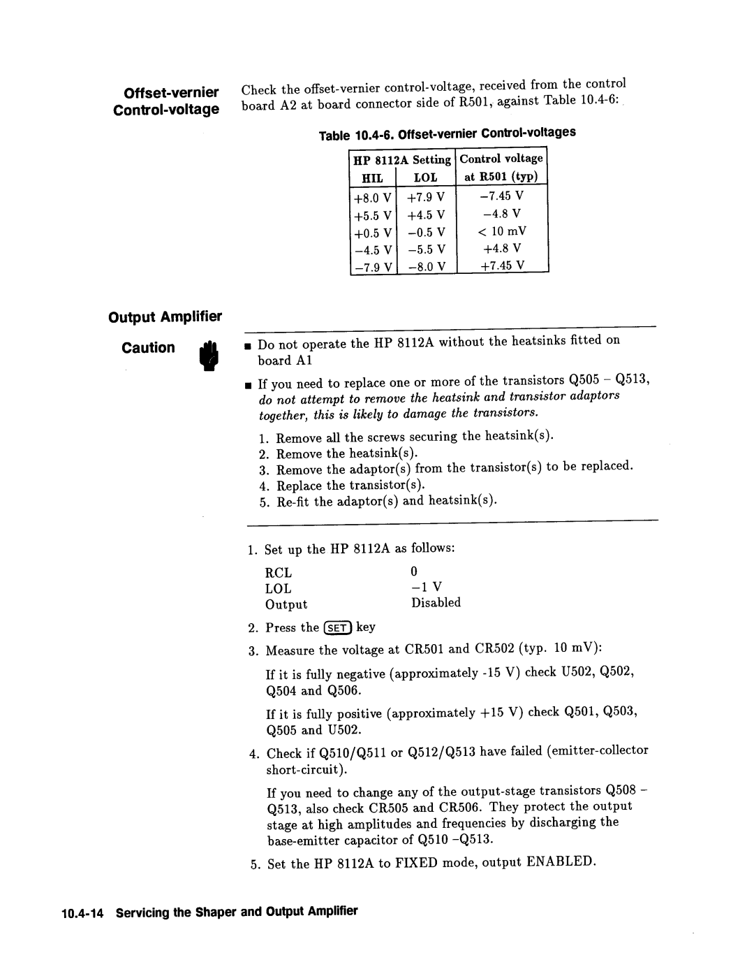 Agilent Technologies 08112-90004 service manual 