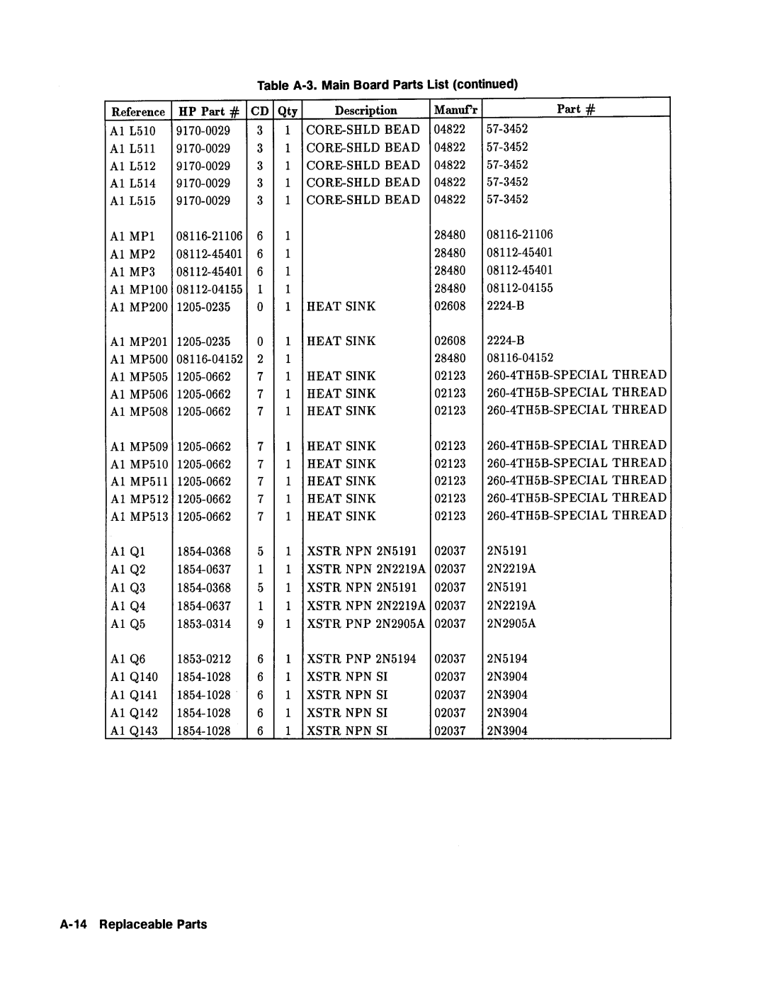 Agilent Technologies 08112-90004 service manual 