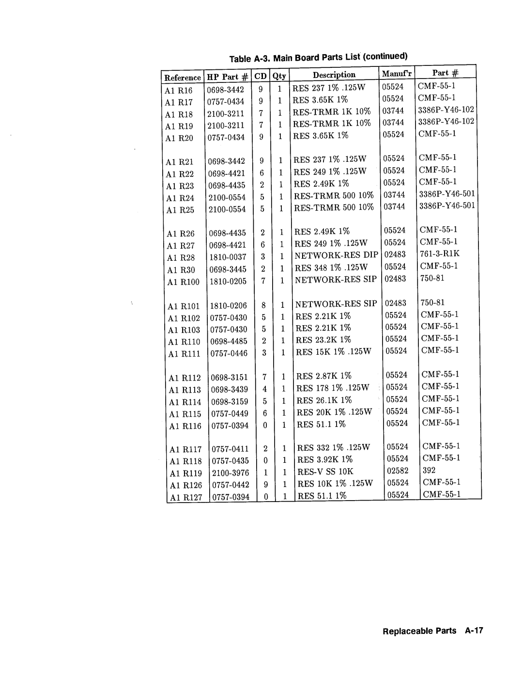 Agilent Technologies 08112-90004 service manual 