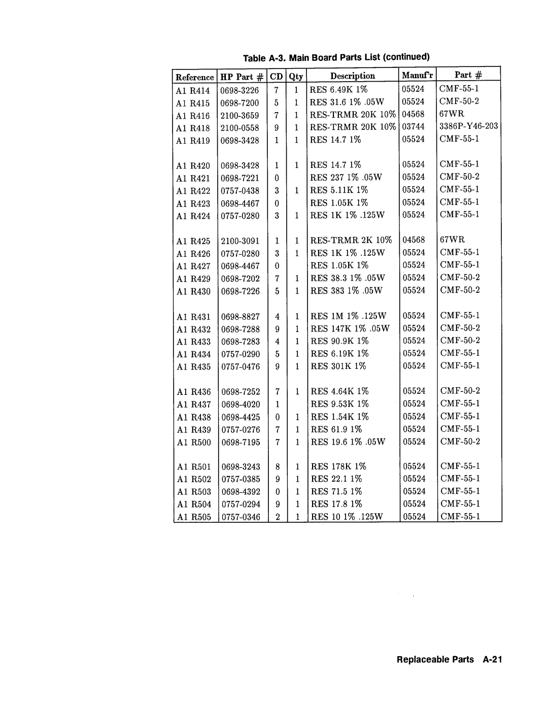 Agilent Technologies 08112-90004 service manual 