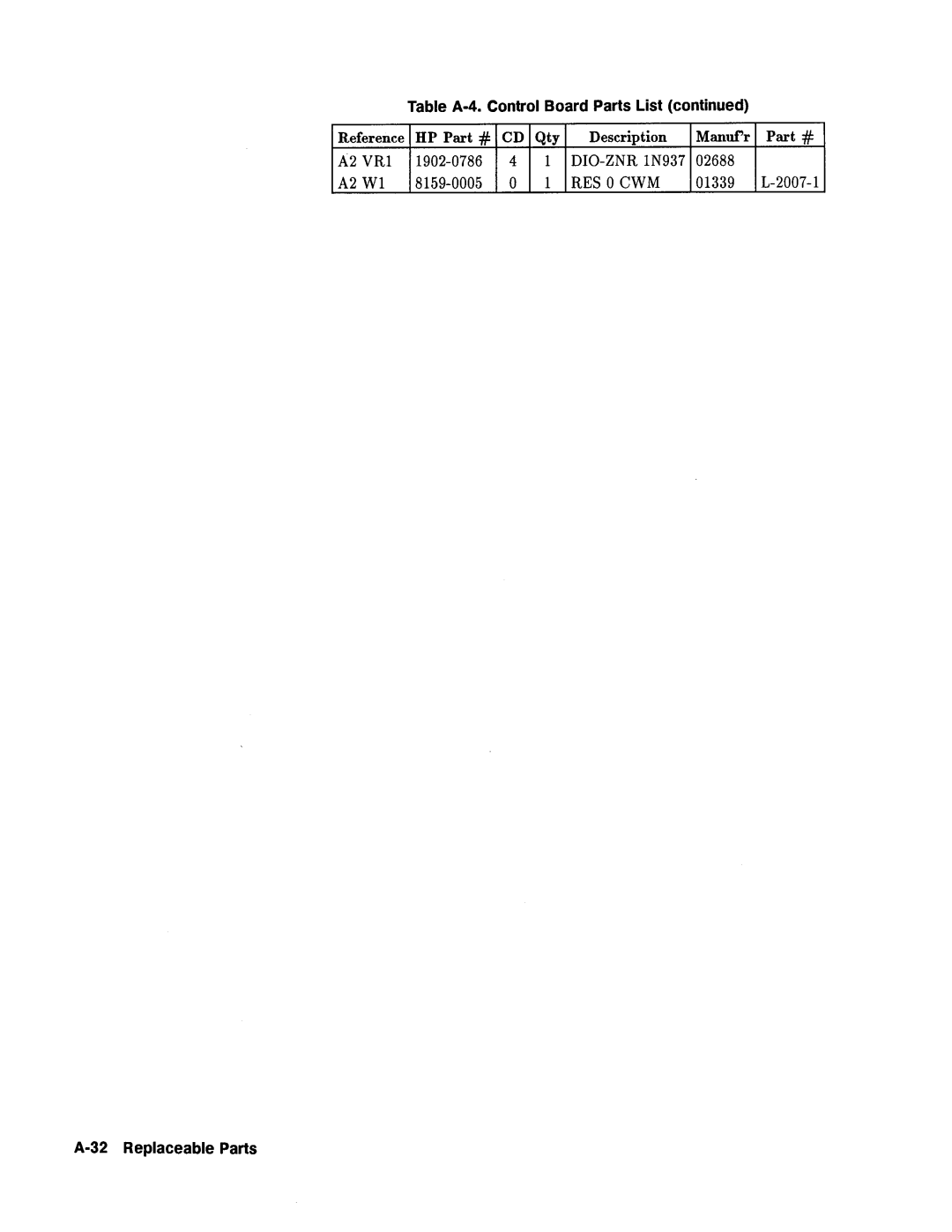 Agilent Technologies 08112-90004 service manual 