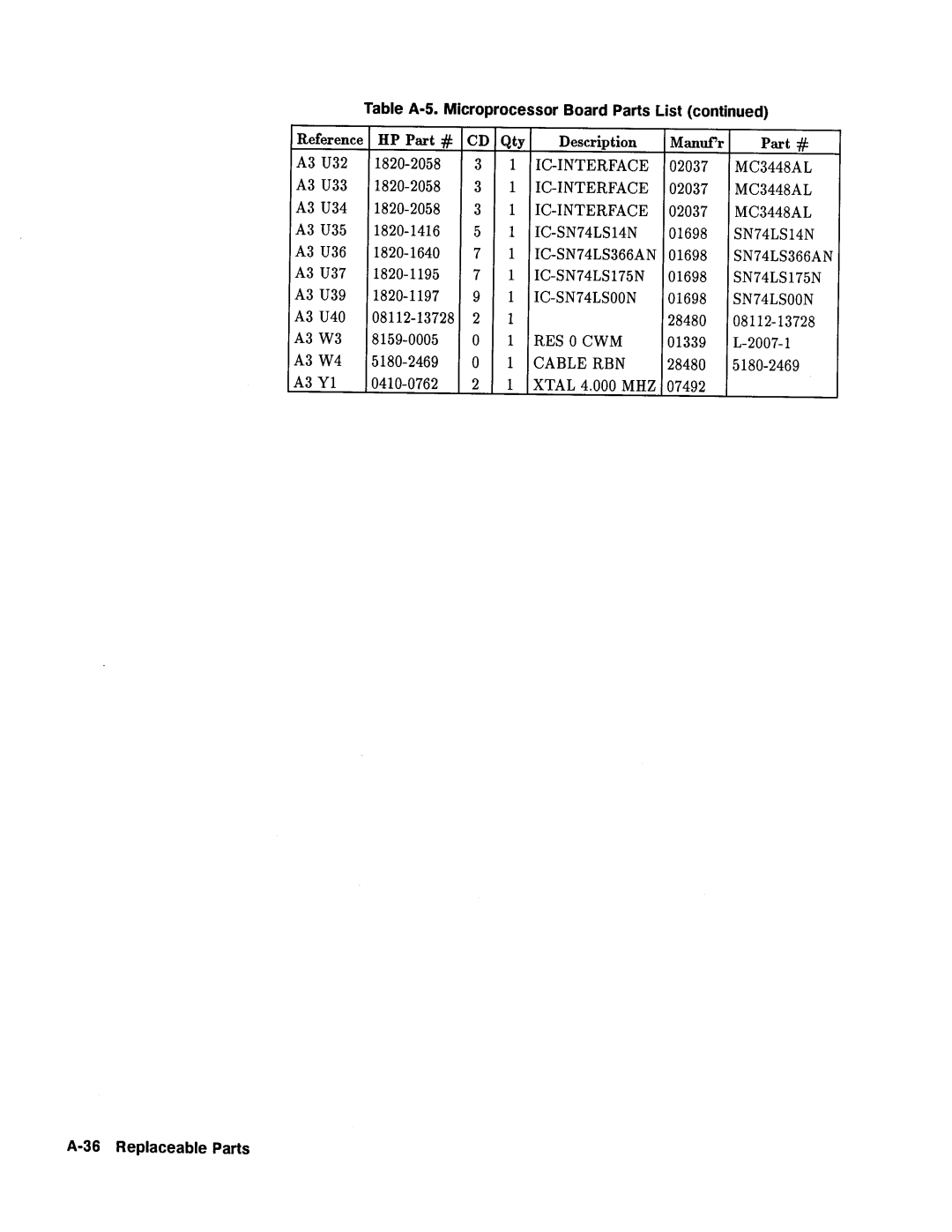 Agilent Technologies 08112-90004 service manual 