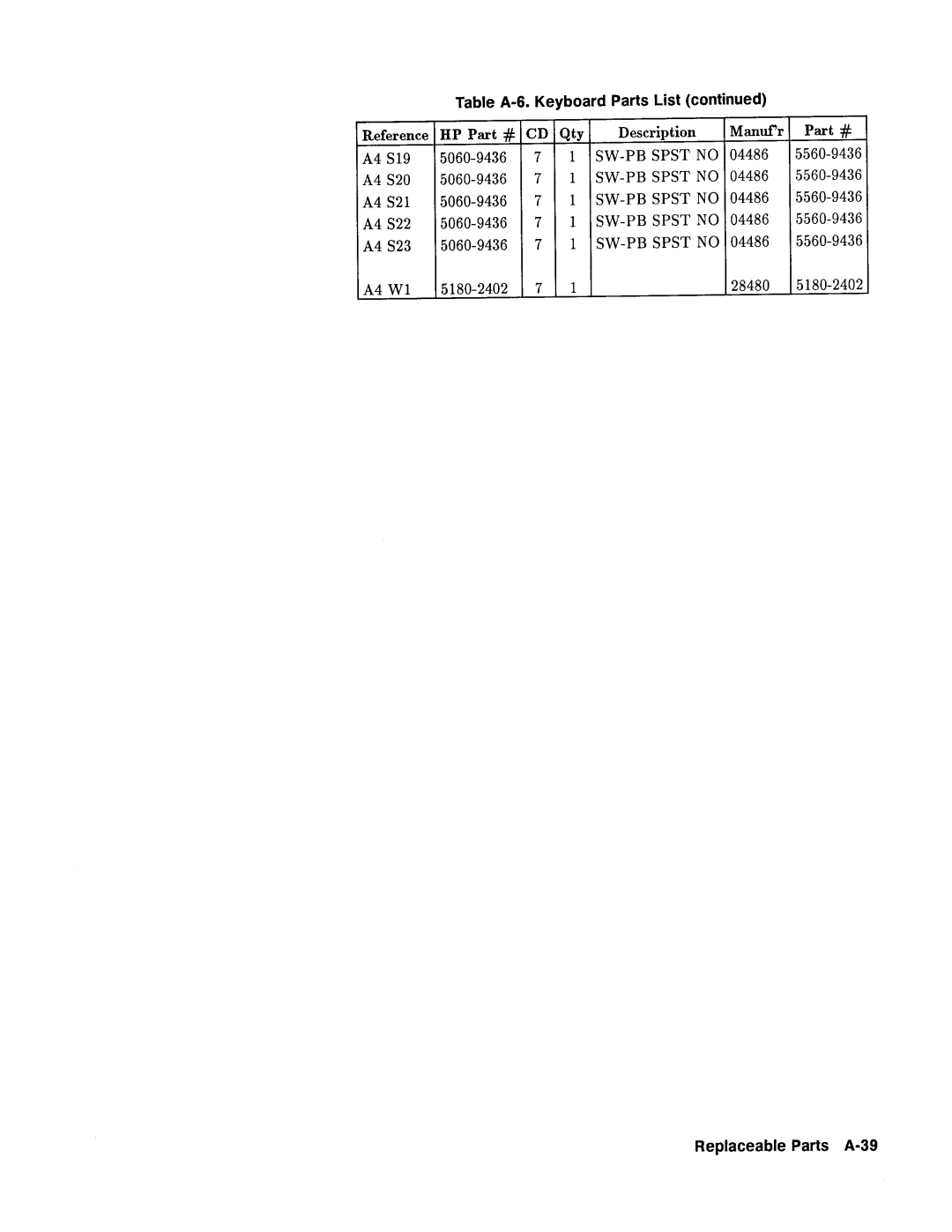 Agilent Technologies 08112-90004 service manual 