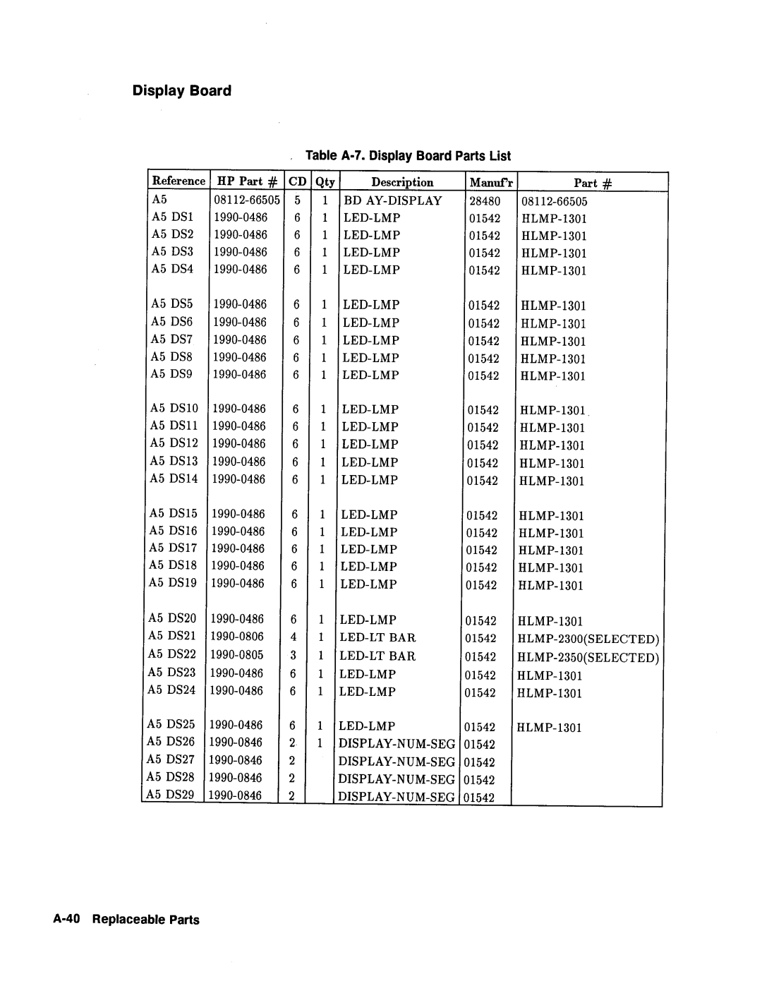 Agilent Technologies 08112-90004 service manual 