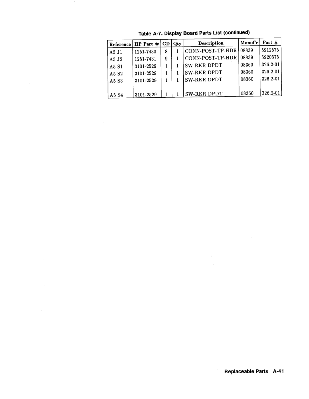 Agilent Technologies 08112-90004 service manual 