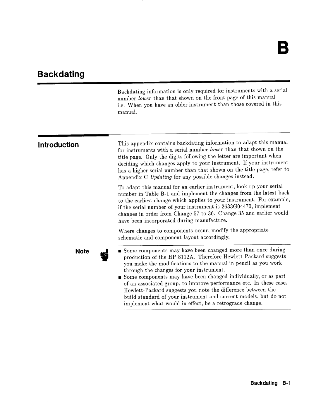 Agilent Technologies 08112-90004 service manual 