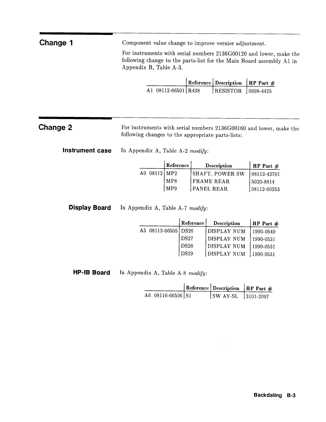 Agilent Technologies 08112-90004 service manual 