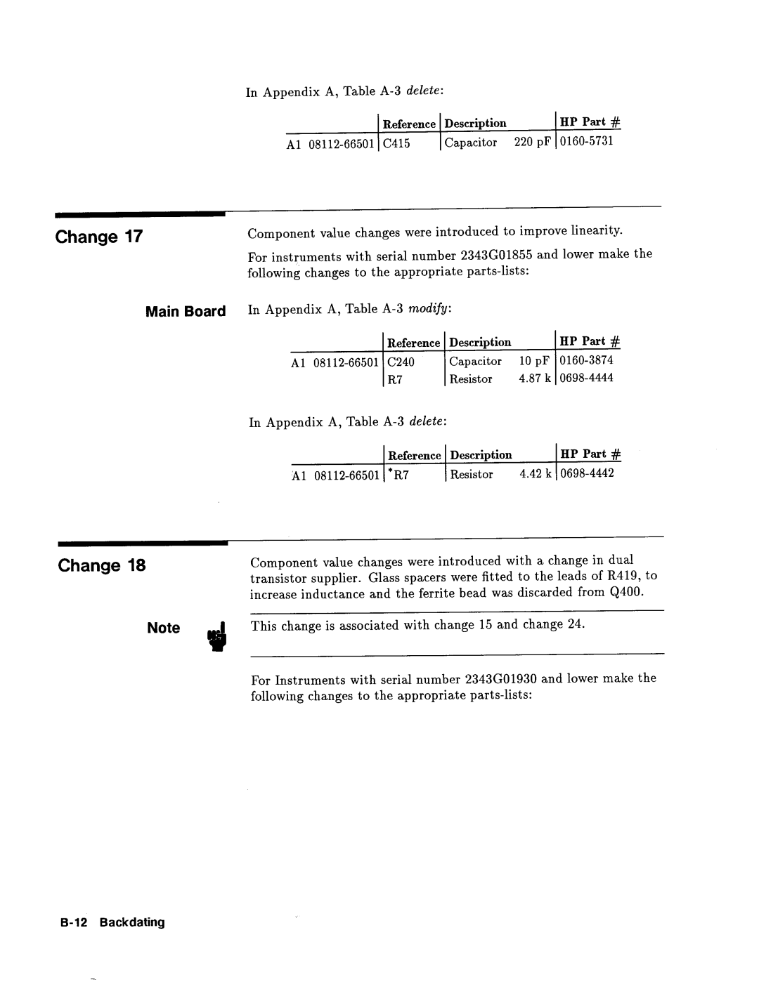 Agilent Technologies 08112-90004 service manual 