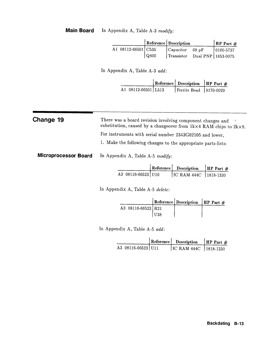 Agilent Technologies 08112-90004 service manual 