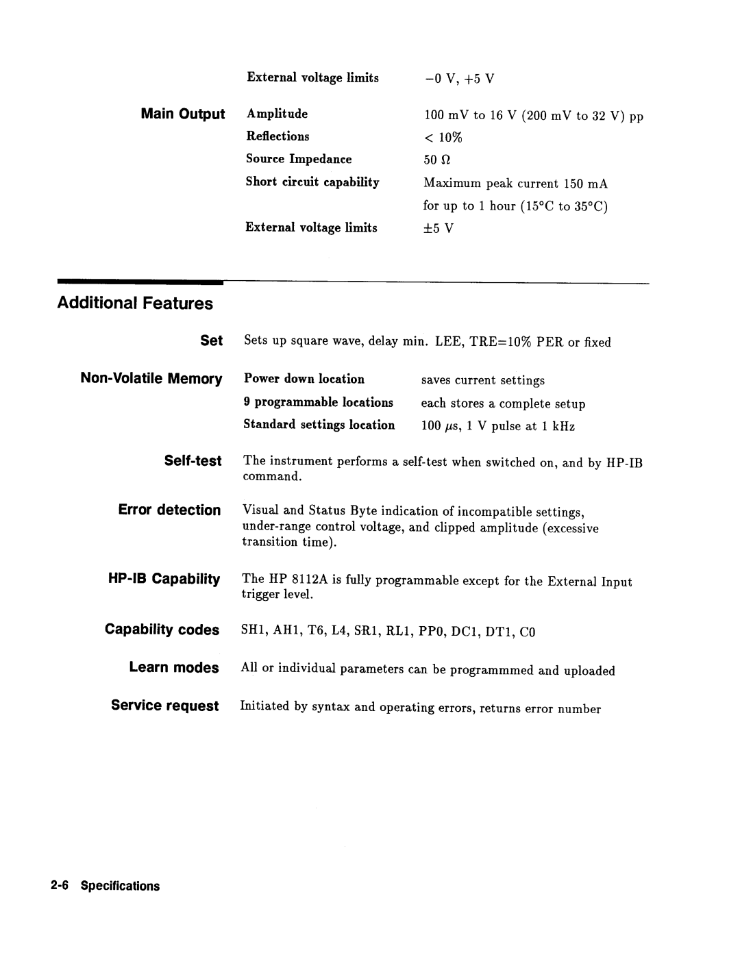 Agilent Technologies 08112-90004 service manual 