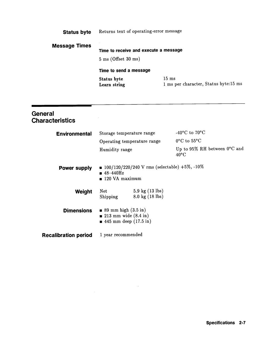 Agilent Technologies 08112-90004 service manual 