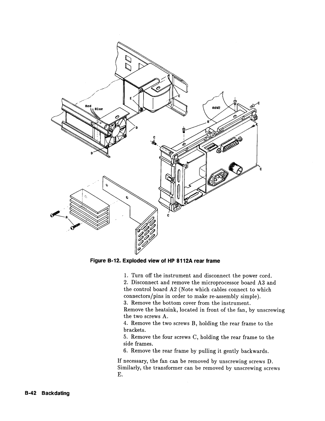 Agilent Technologies 08112-90004 service manual 