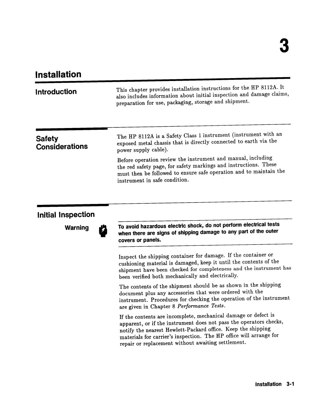 Agilent Technologies 08112-90004 service manual 