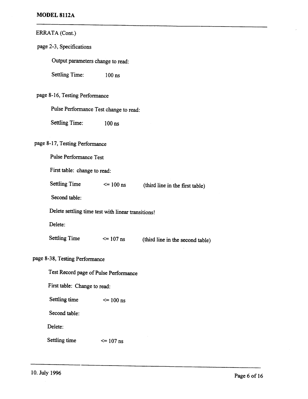 Agilent Technologies 08112-90004 service manual 