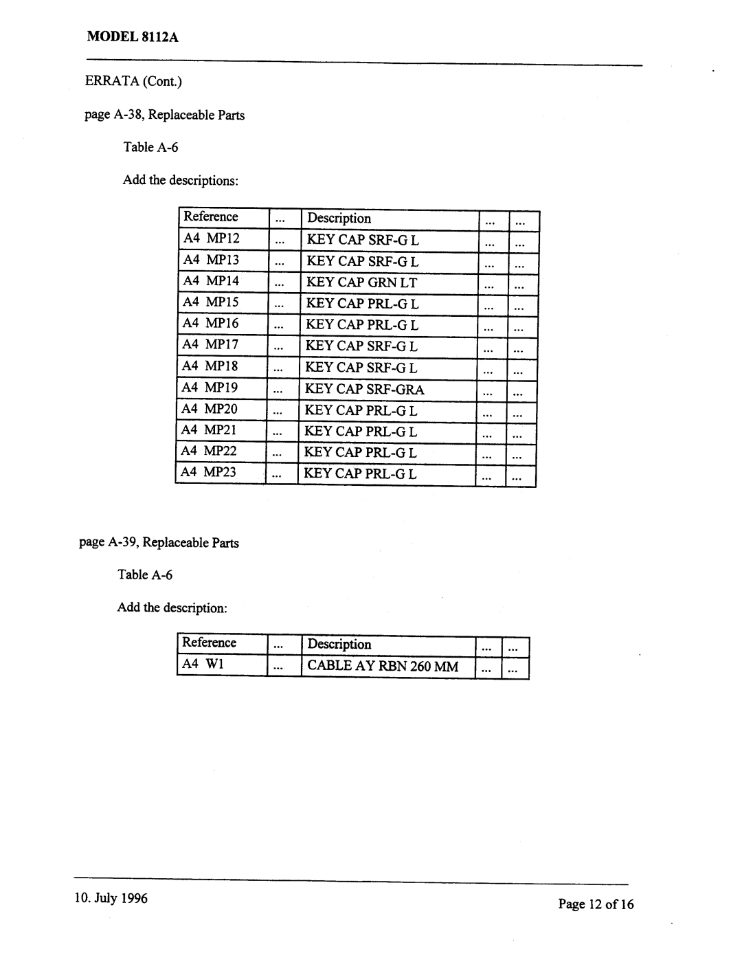 Agilent Technologies 08112-90004 service manual 