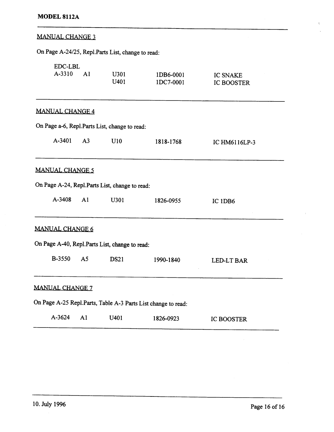 Agilent Technologies 08112-90004 service manual 