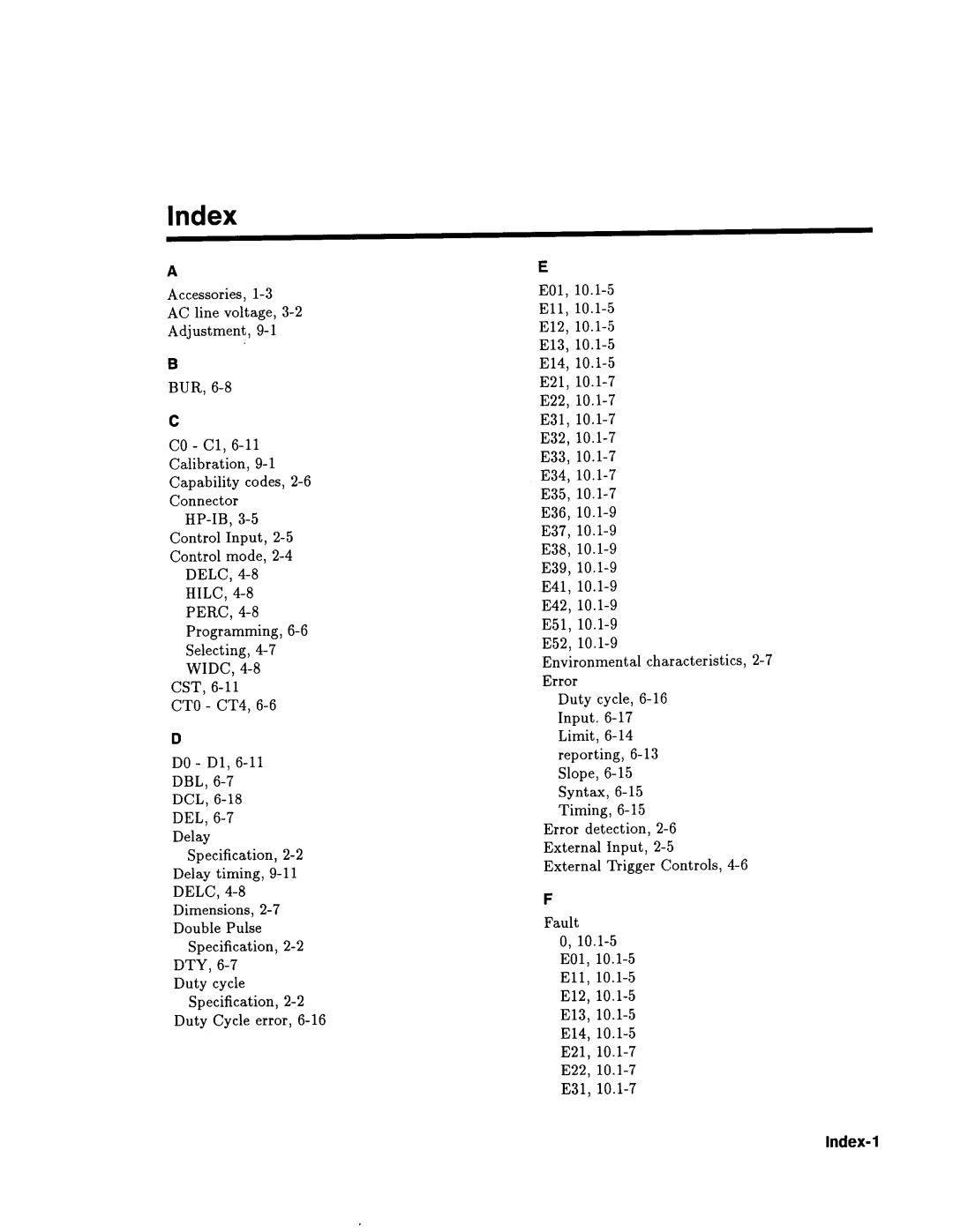 Agilent Technologies 08112-90004 service manual 