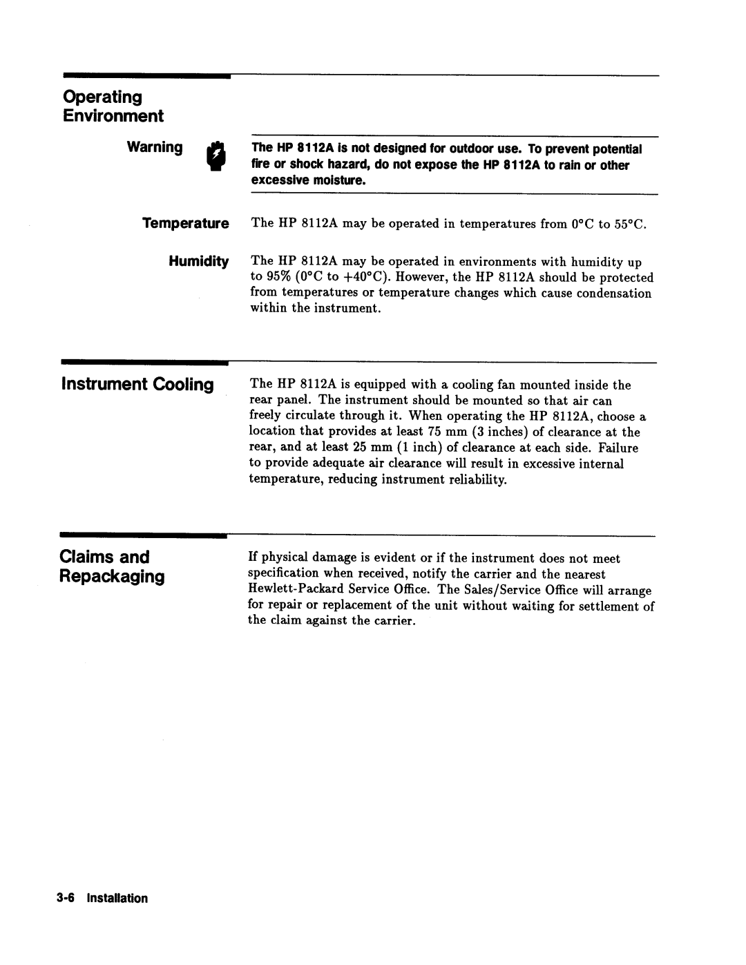 Agilent Technologies 08112-90004 service manual 