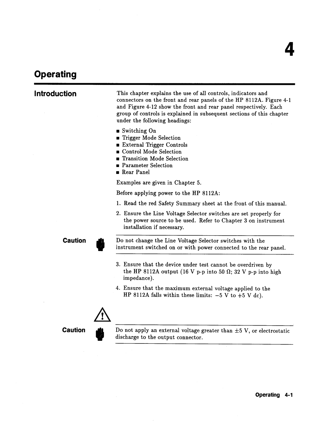 Agilent Technologies 08112-90004 service manual 