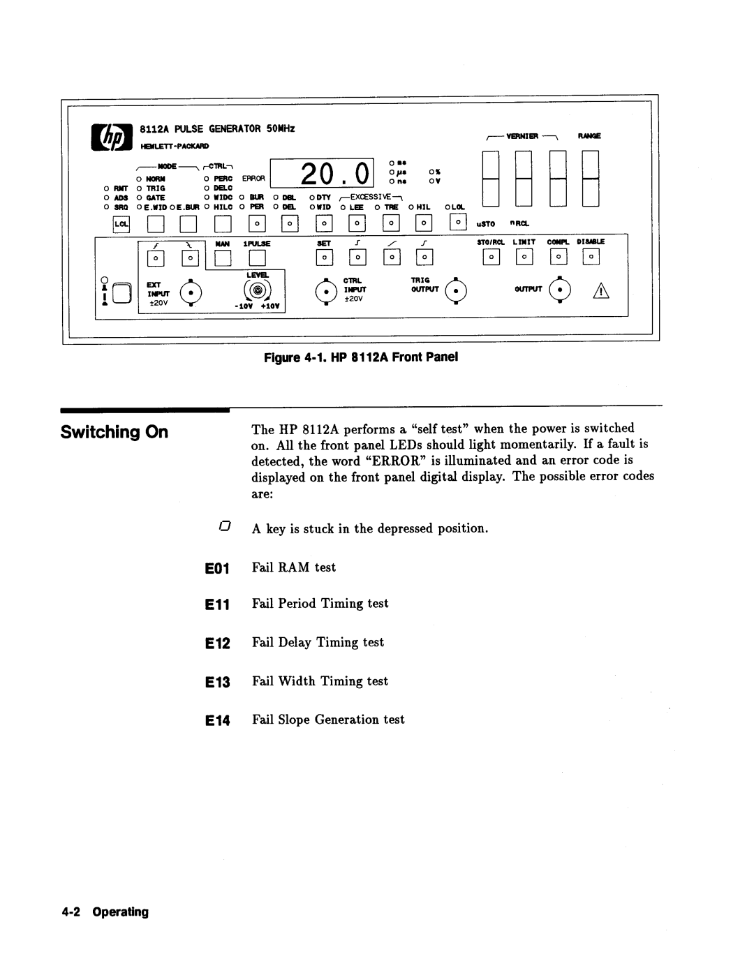 Agilent Technologies 08112-90004 service manual 