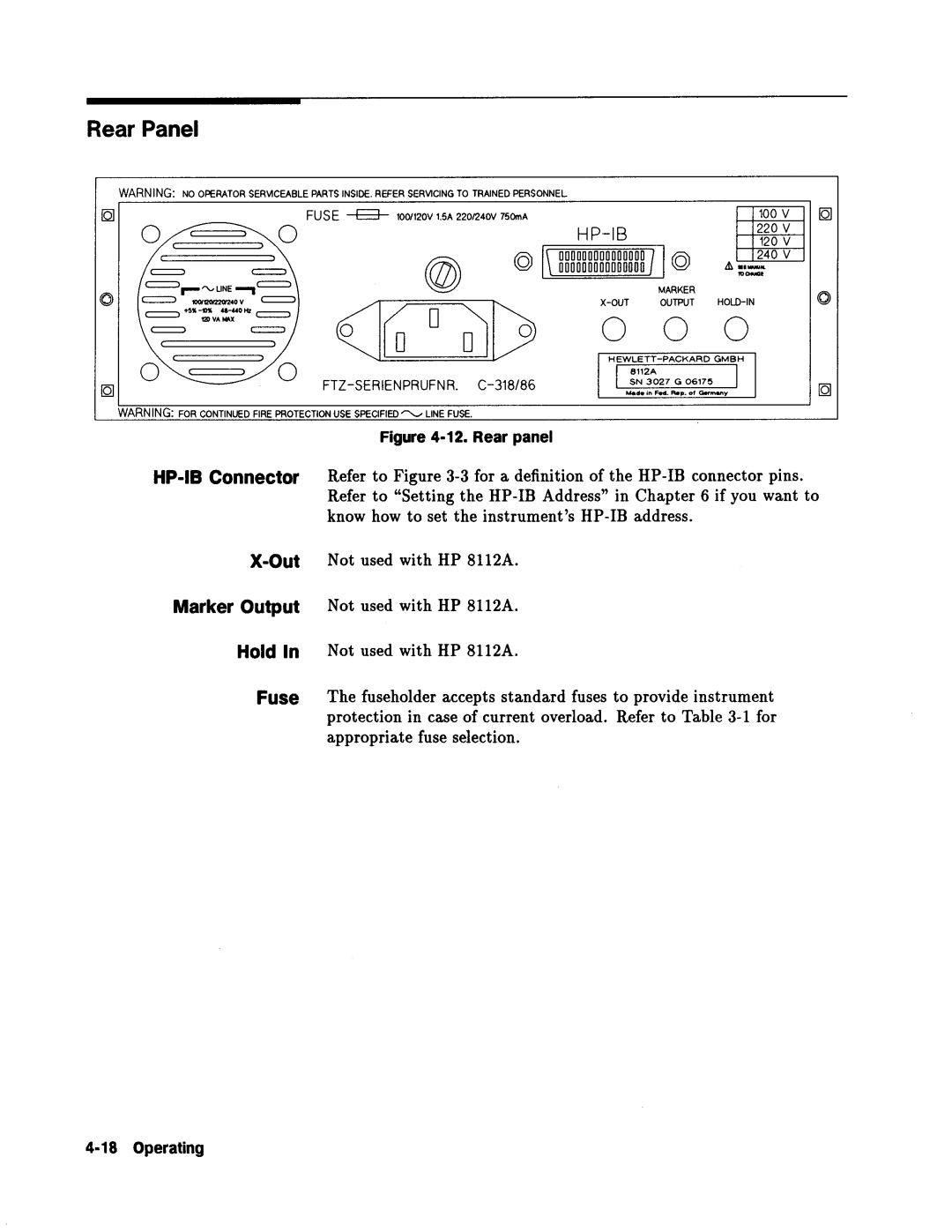 Agilent Technologies 08112-90004 service manual 