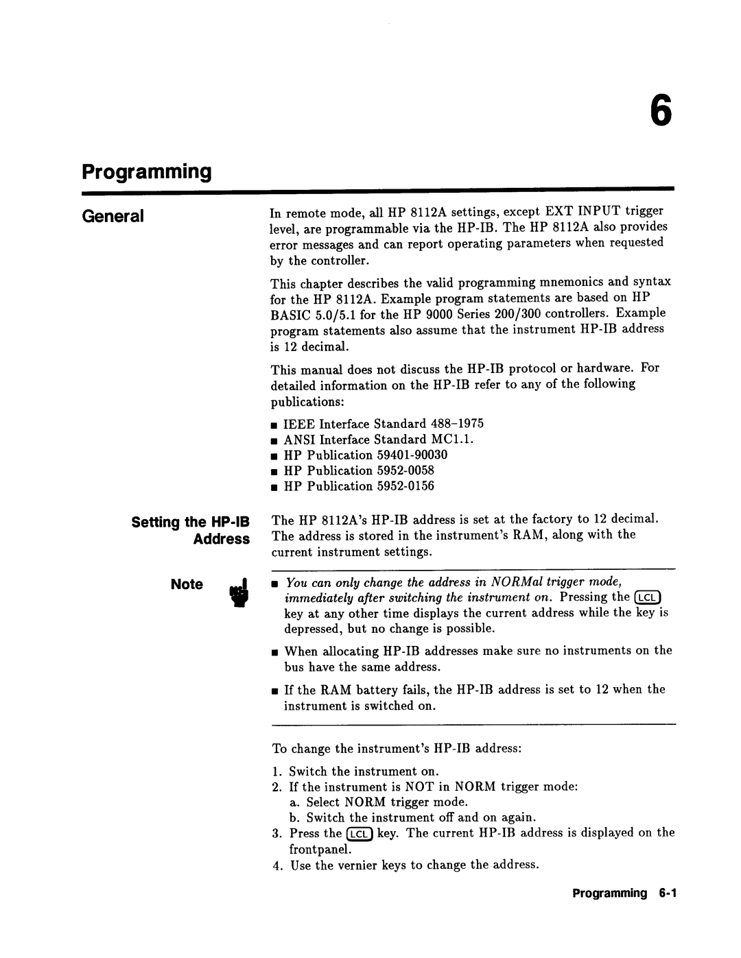 Agilent Technologies 08112-90004 service manual 