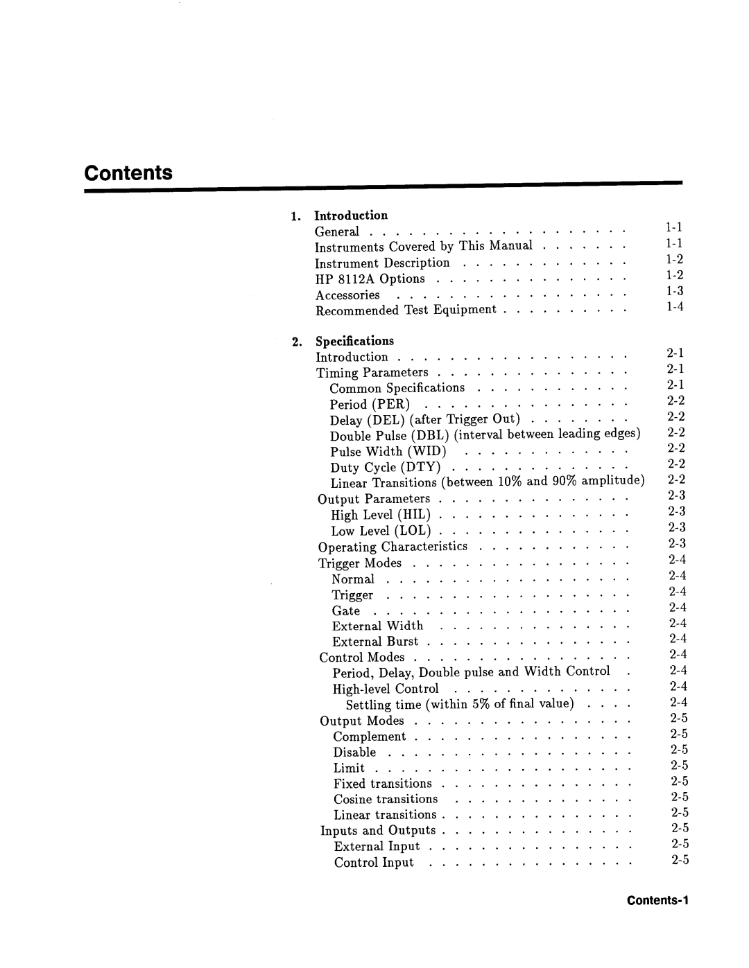 Agilent Technologies 08112-90004 service manual 