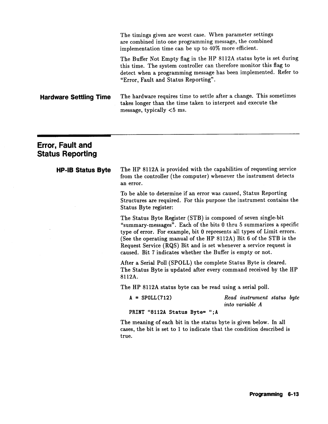 Agilent Technologies 08112-90004 service manual 